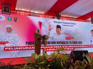 Khofifah Sebut Koperasi Merah Putih di Jatim Terbanyak Nasional