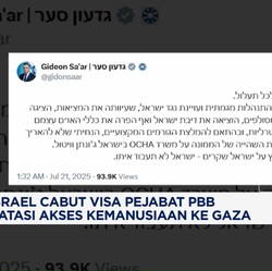 Video: Israel Menggila, Cabut Visa Pejabat PBB & Batasi Akses ke Gaza
