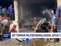 Video: Jet Tempur Militer Bangladesh Jatuh Timpa Sekolah, 19 Tewas