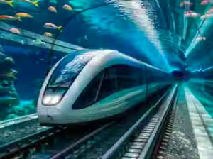 Ambisius! UEA Mau Bangun Kereta Cepat Bawah Laut ke India
