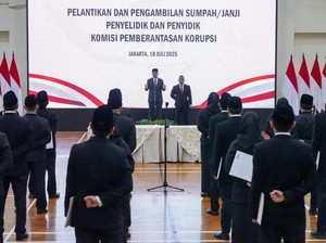 Ketua KPK Lantik 40 Penyidik-Penyelidik Baru, Minta Perkuat Penindakan