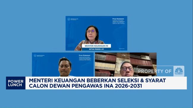 Video: Menkeu Beberkan Syarat Calon Dewan Pengawas INA 2026-2031