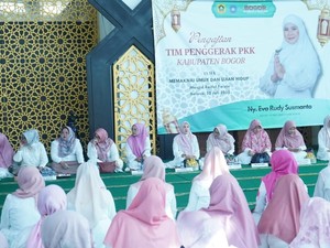 TP PKK Kabupaten Bogor Gelar Pengajian, Tingkatkan Nilai Keagamaan