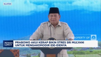 Video: Prabowo Akui Kerap Bikin Sri Mulyani Stres, Kok Bisa?