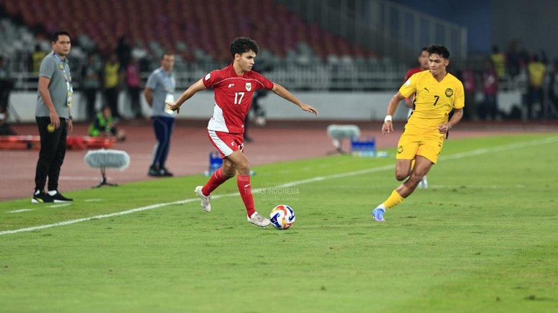 Timnas Indonesia U-23 memastikan lolos ke semifinal Piala AFF U-23 2025 usai bermain imbang 0-0 lawan Malaysia pada laga terakhir Grup A, Senin (21/7/2025). (Dok. PSSI)