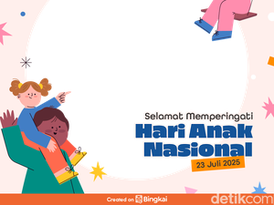 25 Twibbon Hari Anak Nasional 2025 dan Ucapannya, Rayakan dengan Meriah!
