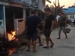 Pipa Gas Alam di Palembang Bocor-Terbakar, Diduga karena Puntung Rokok