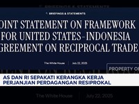 Video: AS-RI Sepakat Perjanjian Dagang, Ada Pembelian Pesawat USD3,2 M