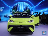 Penampakan Luar Dalam Mobil Listrik BYD Atto 1 Harga Rp 195 Juta