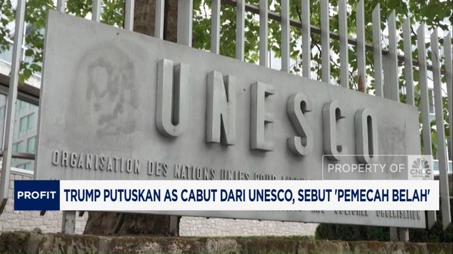 Video: Trump Putuskan AS Cabut dari UNESCO, Sebut 'Pemecah Belah'