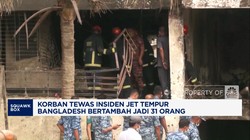 Video: Korban Tewas Insiden Jet Tempur Bangladesh Tambah Jadi 31 Orang