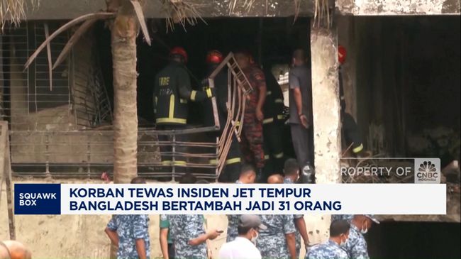 Video: Korban Tewas Insiden Jet Tempur Bangladesh Tambah Jadi 31 Orang
