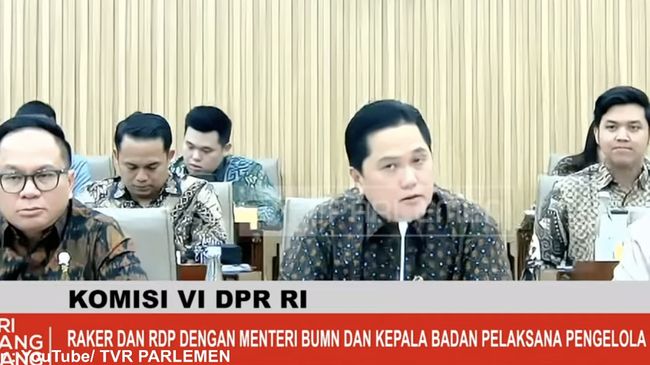 Di Depan Anggota DPR, Erick Thohir Sebut Danantara "Bayi Ajaib"