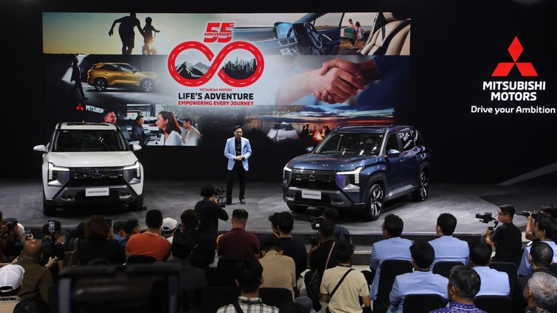 Suasna acara Gaikindo Indonesia International Auto Show (GIIAS) di ICE BSD City, Kabupaten Tangerang, Rabu (23/7/2024). (CNBC Indonesia/Faisal Rahman)