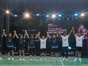 OPPO Ukir Sejarah Bareng 9 Legenda Bulutangkis, Donasi Tembus Rp2,5 M!