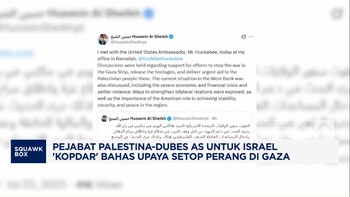 Video: Pejabat Palestina-Dubes AS Untuk Israel 'Kopdar' Bahas Gaza