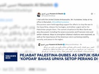 Video: Pejabat Palestina-Dubes AS Untuk Israel 'Kopdar' Bahas Gaza