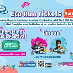 Gokil! Tiket Eco Run Ludes Terjual dalam Hitungan Menit