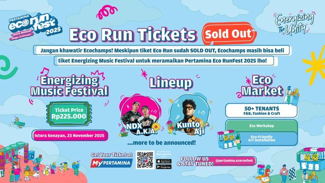 Gokil! Tiket Eco Run Ludes Terjual dalam Hitungan Menit
