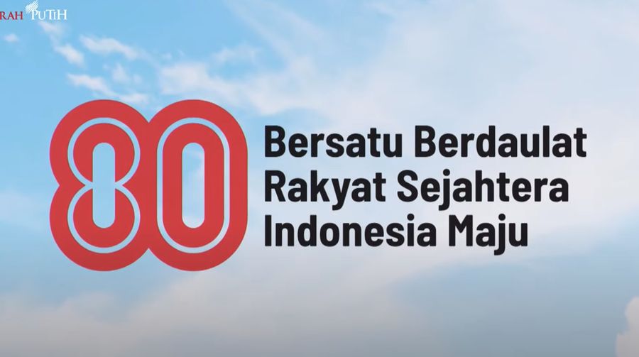 Presiden Prabowo Luncurkan Logo dan Tema Hari Ulang Tahun ke-80 Kemerdekaan RI, 23 Juli 2025. (Tangkapan Layar Youtube)