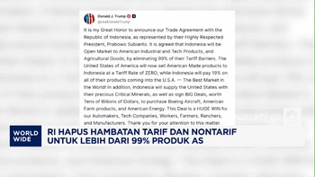 Video: Wow! RI Hapus Hambatan Tarif & Nontarif 99% Produk AS