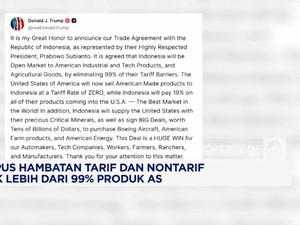 Video: Wow! RI Hapus Hambatan Tarif & Nontarif 99% Produk AS