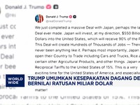Video: Trump: Kesepakatan AS-Jepang Bernilai Ratusan Miliar Dolar