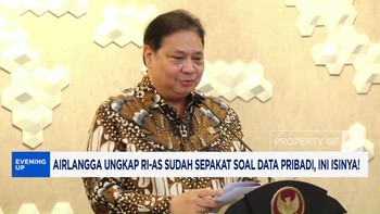 Video: Airlangga Ungkap RI-AS Sepakat Soal Data Pribadi, Ini Isinya!