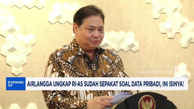 Video: Airlangga Ungkap RI-AS Sepakat Soal Data Pribadi, Ini Isinya!