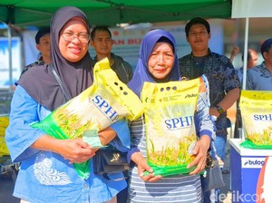 Polres Rokan Hulu Gelar Operasi Pasar Untuk Stabilisasi Harga Beras