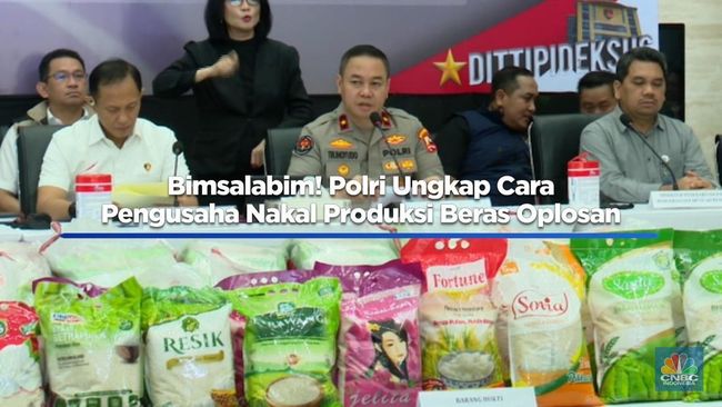 Bimsalabim! Polri Ungkap Cara Pengusaha Nakal Produksi Beras Oplosan