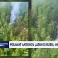 Video: Pesawat Antonov Jatuh di Rusia, 49 Penumpang Diduga Tewas