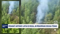 Video: Pesawat Antonov Jatuh di Rusia, 49 Penumpang Diduga Tewas