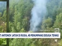 Video: Pesawat Antonov Jatuh di Rusia, 49 Penumpang Diduga Tewas
