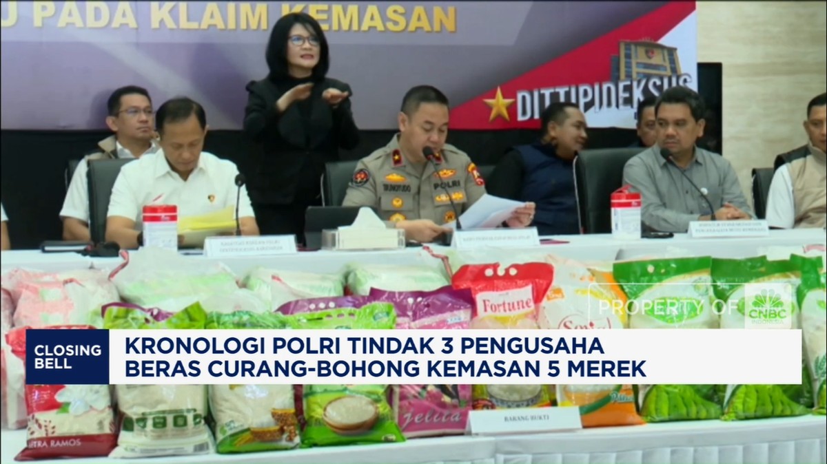 Video: Kronologi Polri Tindak 3 Pengusaha Kasus Beras Oplosan