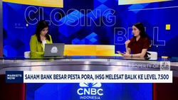 Video: IHSG Tembus ke Level 7500, Saham Bank Besar Pesta Pora