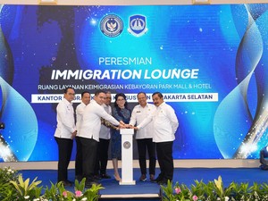 Menteri Imipas Resmikan Immigration Lounge di Kebayoran Park Mall