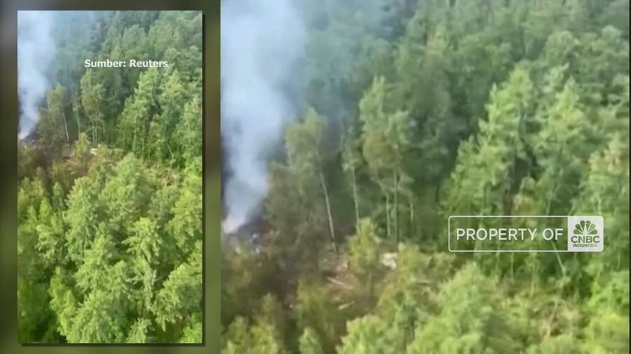 Sebuah pesawat penumpang Antonov An-24 yang mengangkut sekitar 50 orang jatuh di timur Rusia pada hari Kamis (24/7).