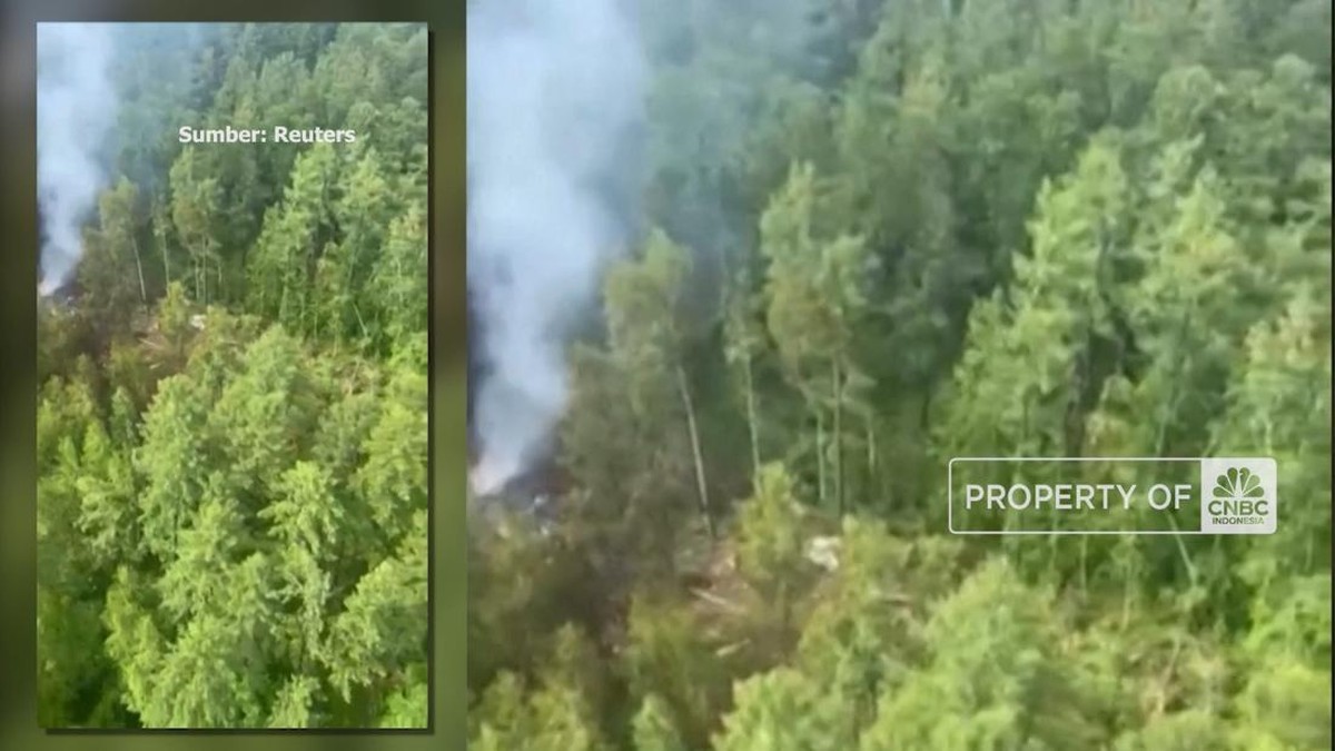 Video: Pesawat Antonov An-24 Bawa 50 Penumpang Jatuh di Rusia