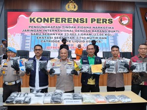 Polda Riau Bongkar Narkoba Rp 25 M, Pelaku Ditangkap Saat Mau Lamar Pacar