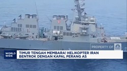 Video:Timur Tengah Membara! Helikopter Iran Bentrok Vs Kapal Perang AS