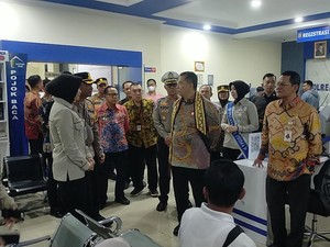 Wamen PANRB Sidak Pelayanan di Mapolresta Bandar Lampung