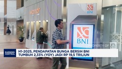 Video: Pendapatan Bunga Bersih BNI Tumbuh 2,33% ke Rp19,5 T di H1-2025