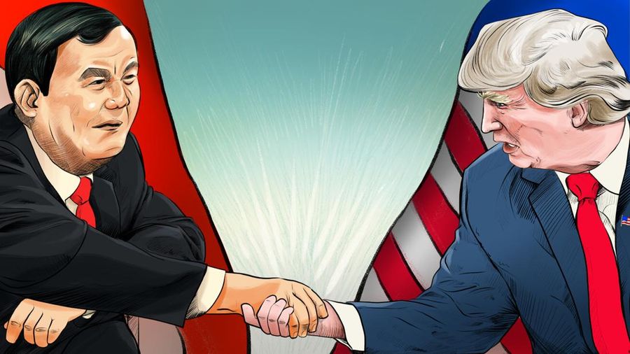 Infografis, Kesepakatan Trump Prabowo