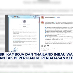 Video: Ada Konflik Militer, KBRI Kamboja & Thailand Imbau WNI Waspada 