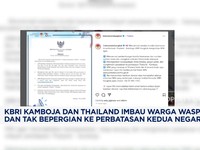 Video: Ada Konflik Militer, KBRI Kamboja & Thailand Imbau WNI Waspada