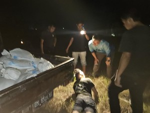 Ditreskrimsus Polda Babel Gagalkan Penyelundupan Pasir Timah ke Batam