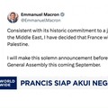 Video: Macron Pastikan Prancis Siap Akui Negara Palestina