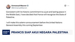 Video: Macron Pastikan Prancis Siap Akui Negara Palestina