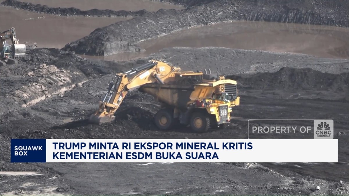 Video: Trump Minta RI Ekspor Mineral Kritis ke AS, ESDM Buka Suara